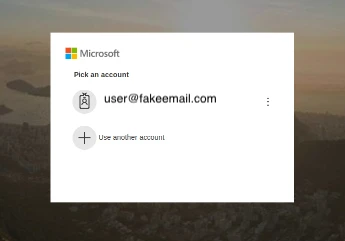 image portraying phishing email